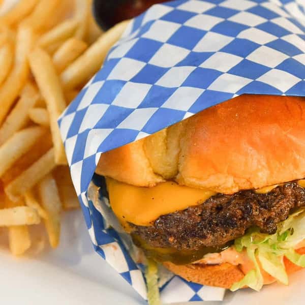 GoodBurger with seasoned fries