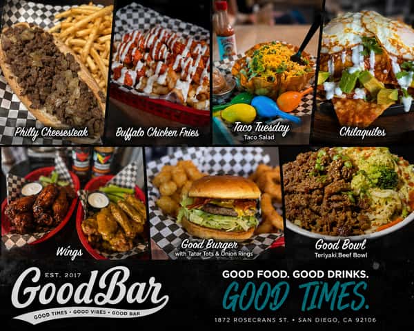 menu items