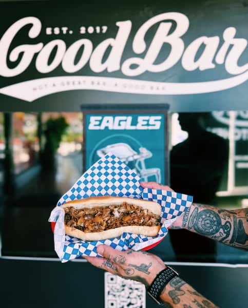Eagles Football Cheesesteak at GoodBar