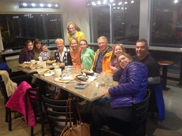 customers inside restaurant