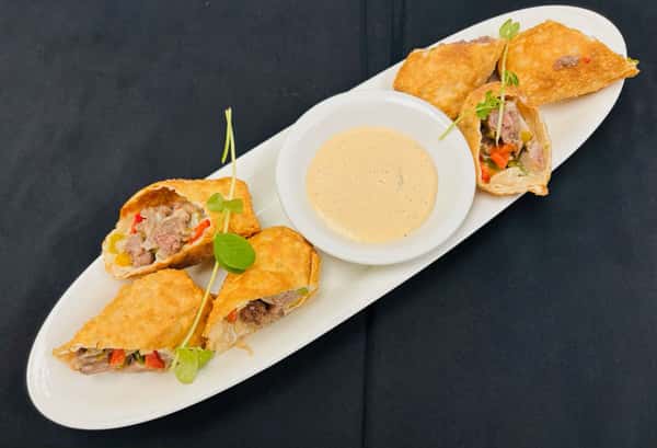 Philly Cheesesteak Egg Rolls