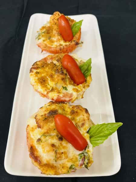 Caprese-Style Stuffed Tomatoes