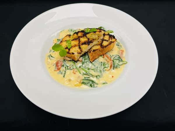 Lobster Ravioli Florentine