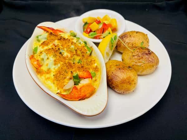 Baked Scrod & Lobster Oscar