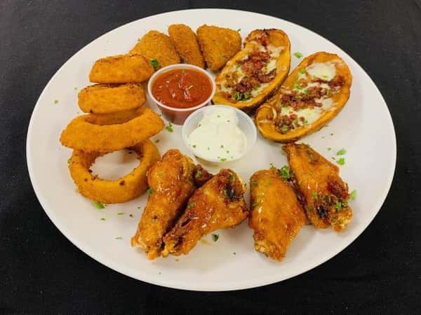Golden-Fried Combo Platter