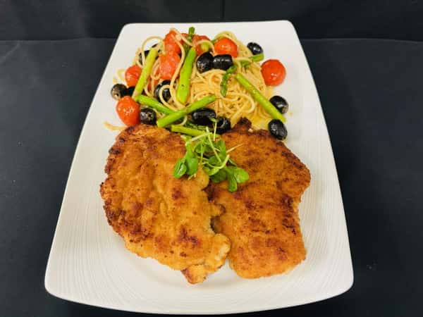Italian Chicken Cutlet with Pasta