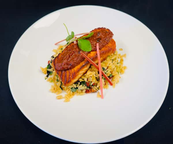 Salmon with Sun-Dried Tapenade