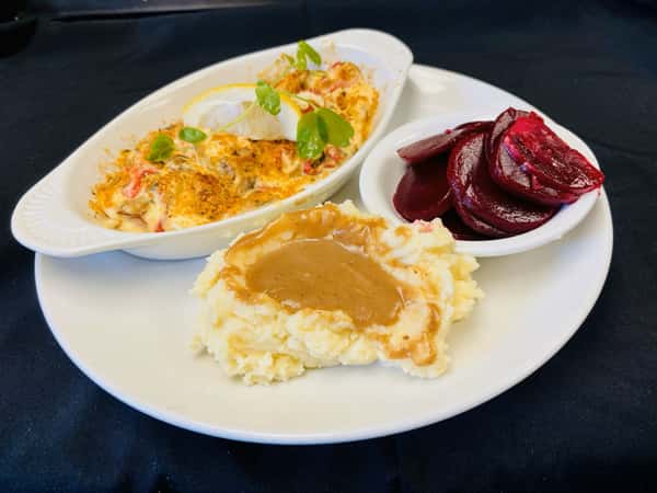 Baked Cod Thermidor