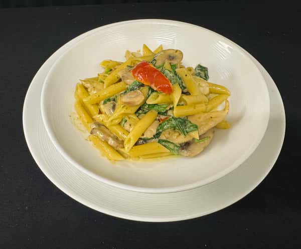Creamy Chicken Pesto Pasta