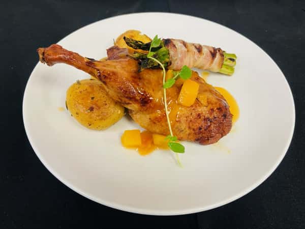 Roasted Duck with Apricot Sauce