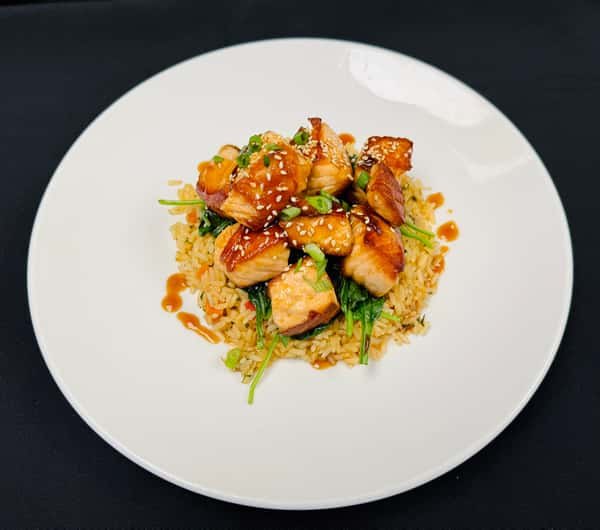 Teriyaki Salmon Bites