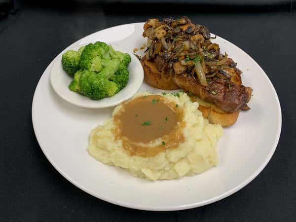 Open Face Steak Sandwich