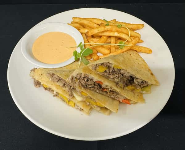 Philly Cheesesteak Quesadilla
