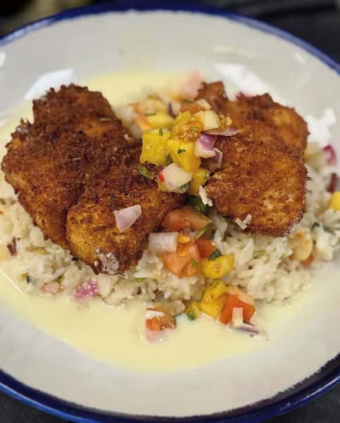 Coconut Crusted Mahi