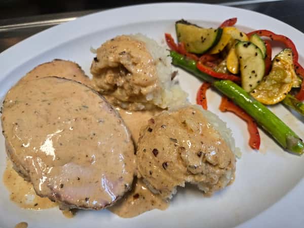 Dijon Brandy Pork Chops