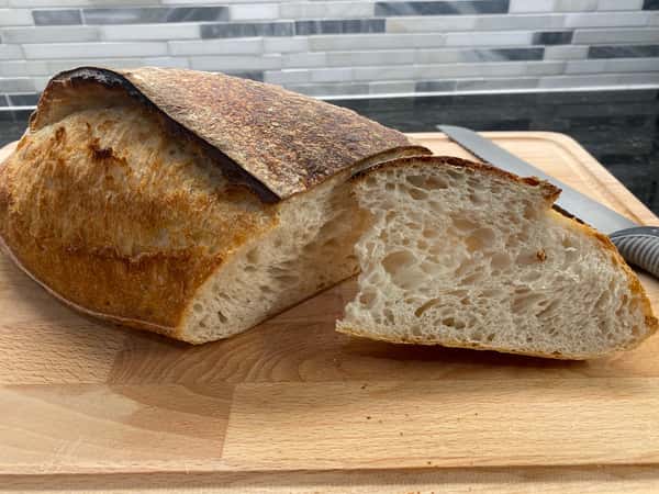 White Organic Sourdough Batard