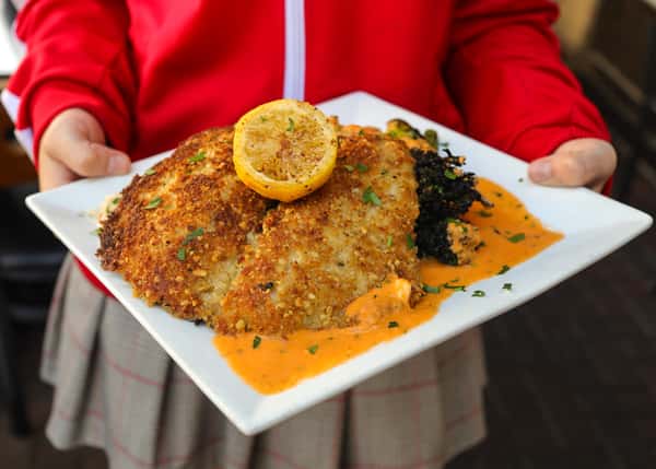 Walnut Crusted Trout