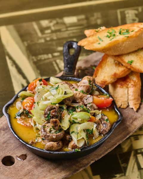 Sautéed Button Mushrooms