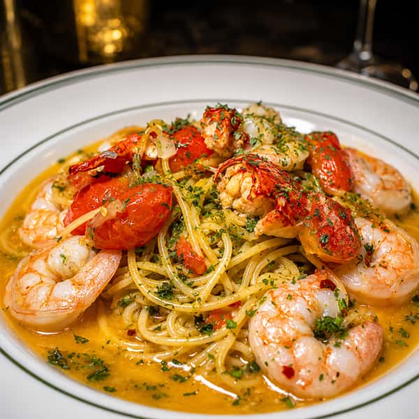 Lobster & Shrimp Spaghetti