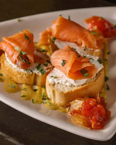 Smoked Salmon Crostini