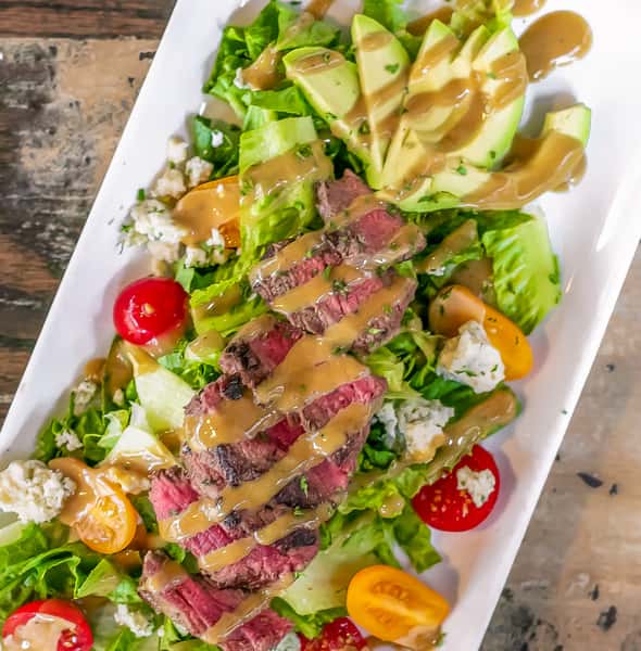 Black and Bleu Steak Salad