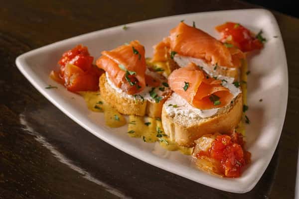Smoked Salmon Crostini