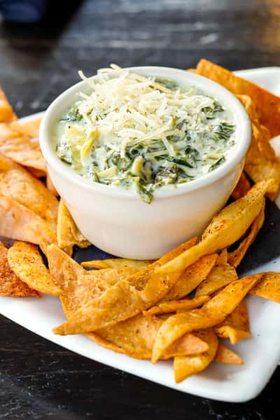 Sriracha Spinach & Artichoke Dip