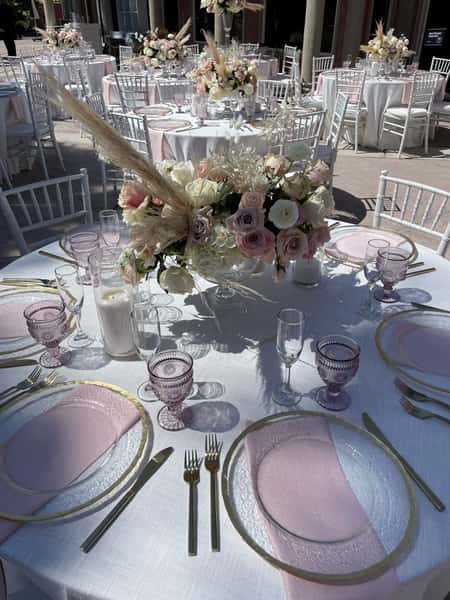 Table Setting for Wedding