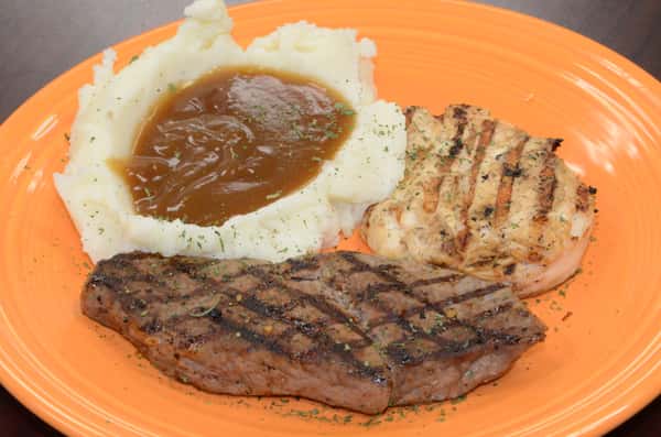 *Steak & Chicken Combo