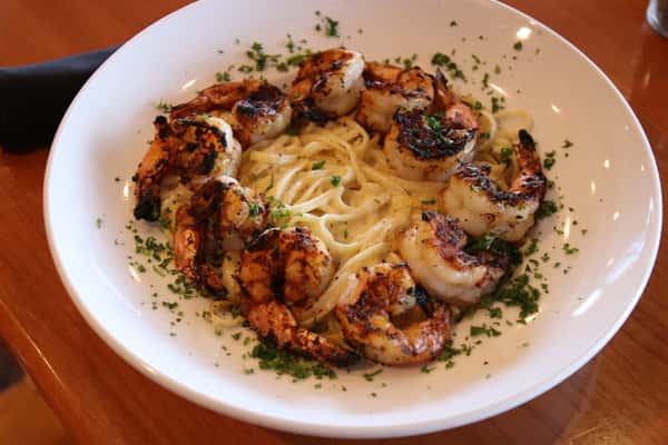 Blackened Shrimp Alfredo
