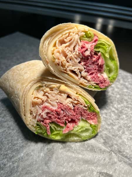Corned Beef and Turkey Wrap