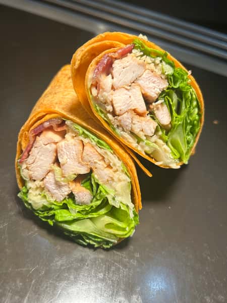 Chicken Caesar Wrap with Bacon