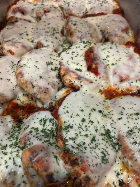 Grilled Chicken Parmesan
