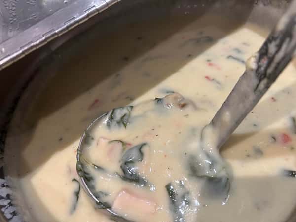 Cream of Chicken Florentine