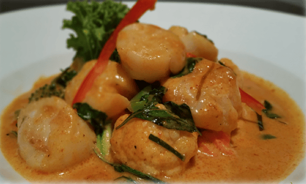 Panang Curry Scallops