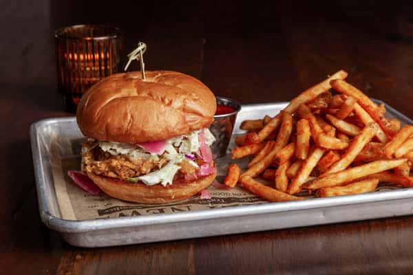 Whiskey Fried Chicken Sandwich