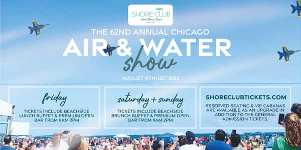 Air and Water Show Weekend 2022 Shore Club Chicago