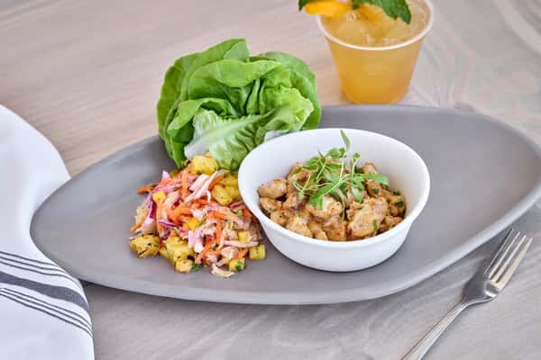 Thai Chicken Lettuce Wraps