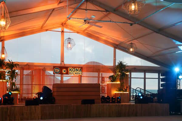 Kona Stage Build Out at Shore Club