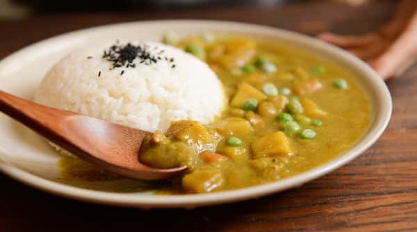 Curry and rice