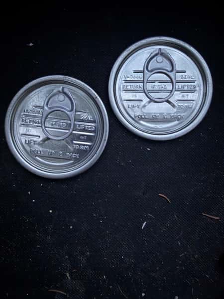 Peel-back can lids made at the can factory at 755 Prior Ave N., St. Paul MN 55104