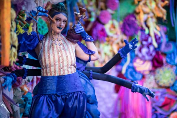costumed person for Alice in Wonderland themed event