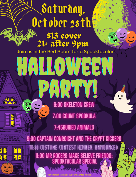 Halloween Party! Can Can Wonderland, St. Paul MN