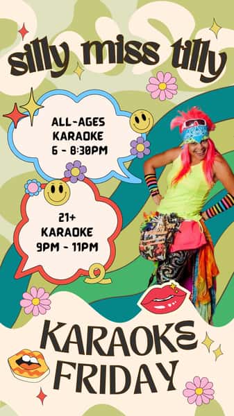 Karaoke Fridays with Silly Miss Tilly in September at Can Can Wonderland
