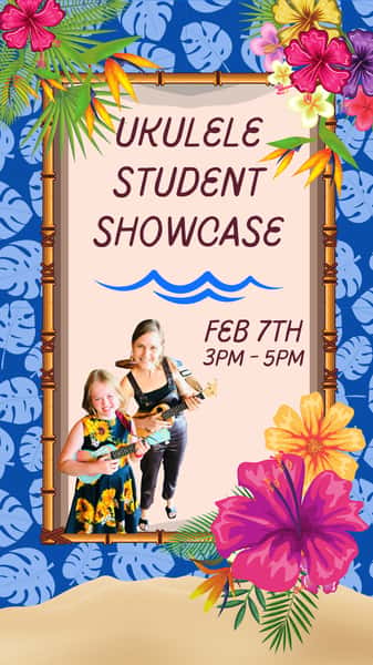 Dandelion Joy Music Ukulele Student Showcase February 7th at Can Can Wonderland
