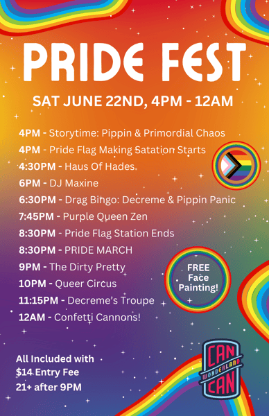 Pride Fest! - Can Can Wonderland, St. Paul MN