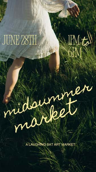 Laughing Bat Art Market on Sunday, June 28th