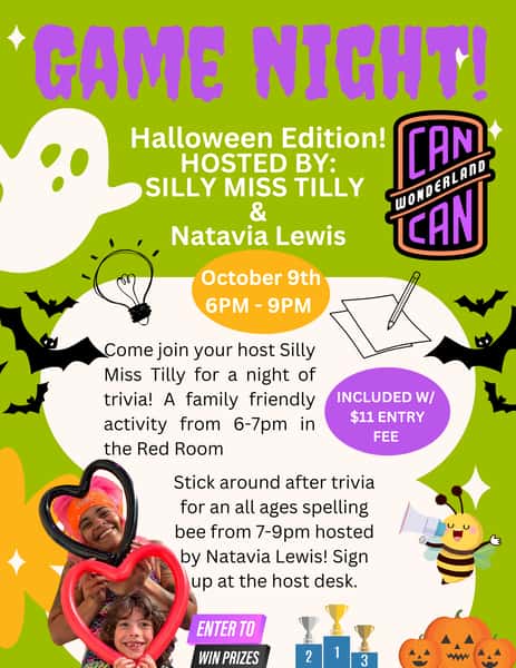 Game Night! Halloween Edition