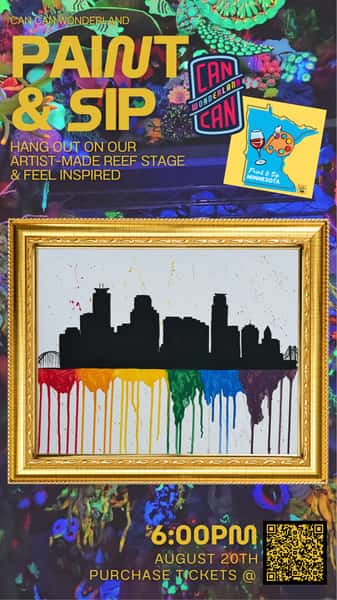 Paint and Sip August 20 Minneapolis Pride