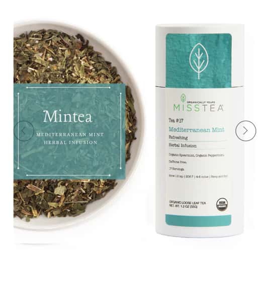 Misstea: Mediterranean Mint  (Loose Leaf Tea Tin, 35-40 servings)